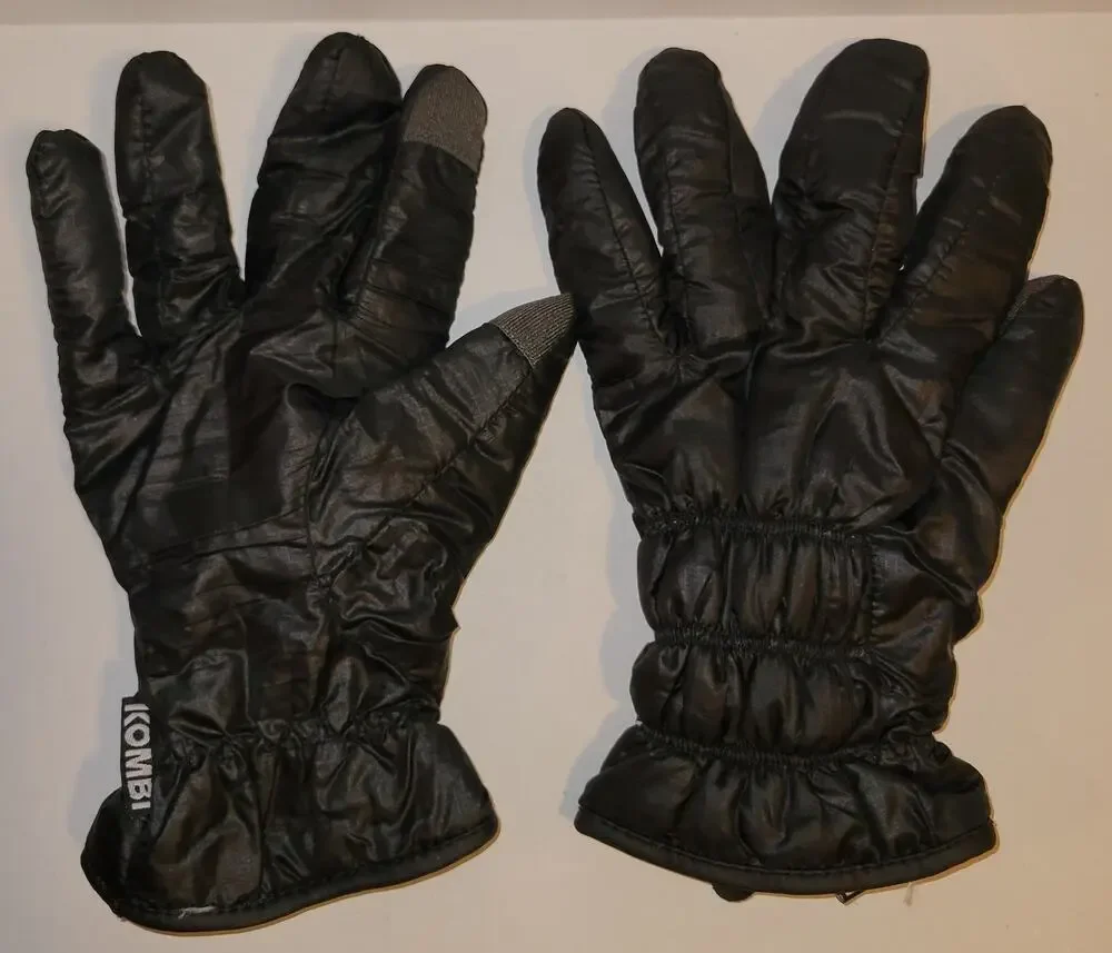 Kombi Women's Black Insulated Gloves w/ Touch Screen Finger Texting Pads Size M